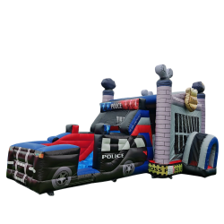 Police Car 4-in-1 Combo Bounce House Rental